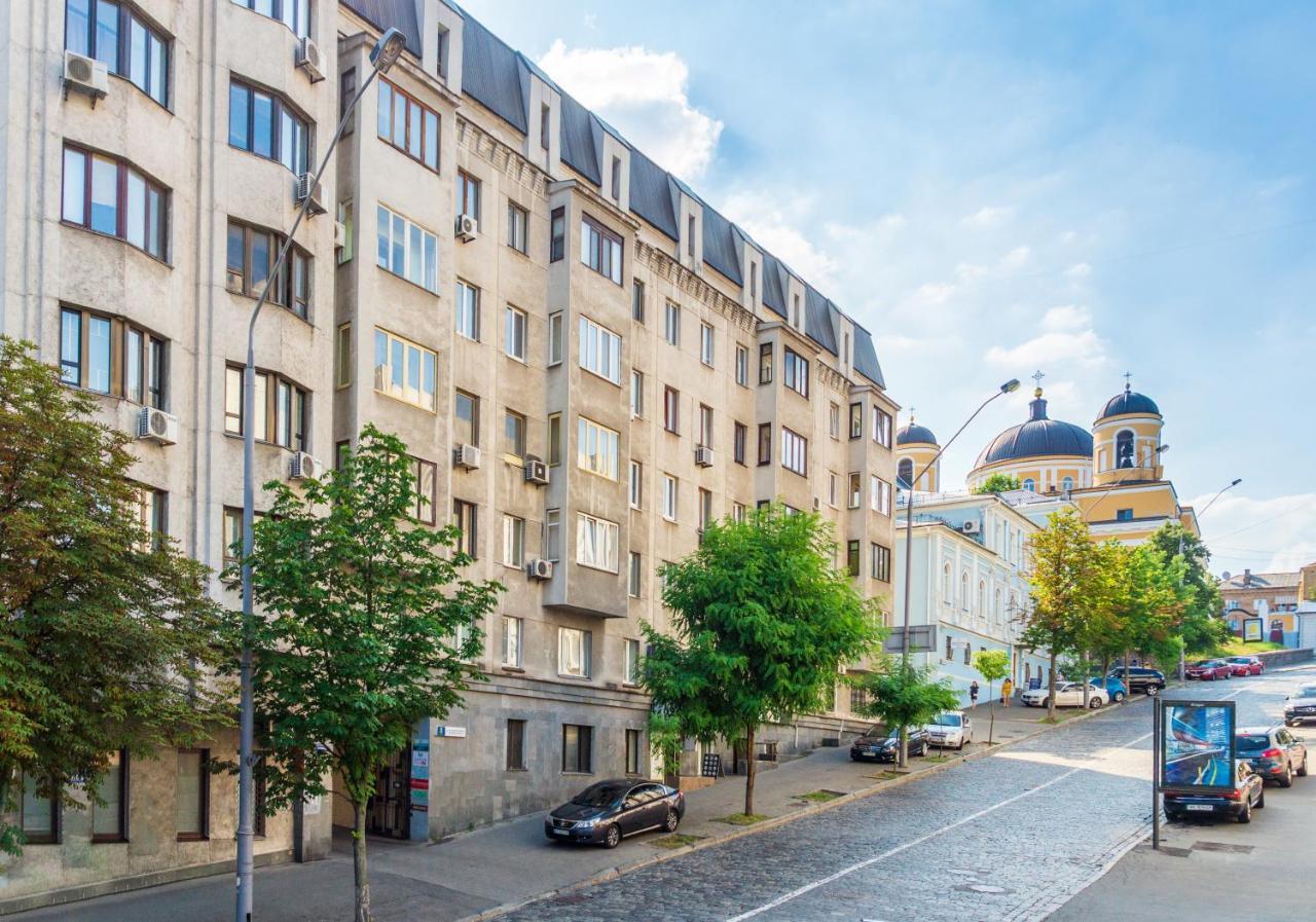 Apartment Triokhsviatytelskaya Street 3 Kiev Eksteriør billede